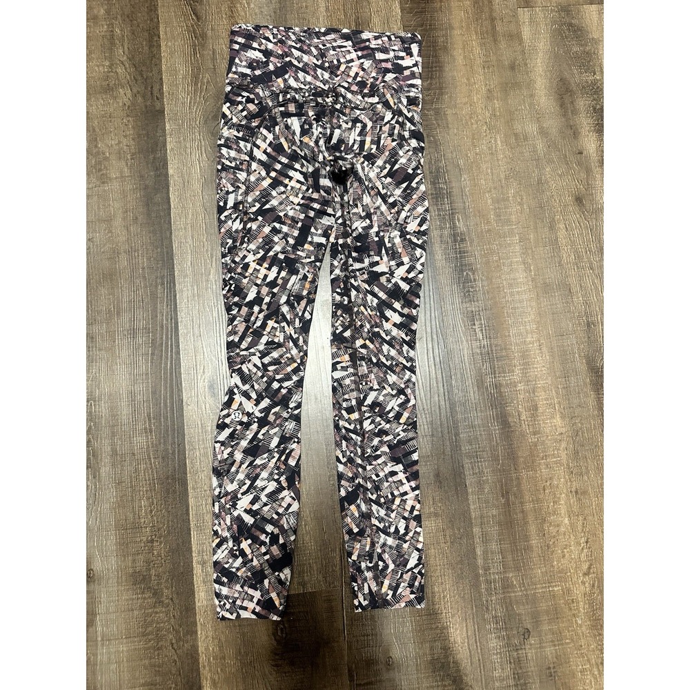Lululemon Fast Free HR 25" Kaleidoscopic Pink Size 2